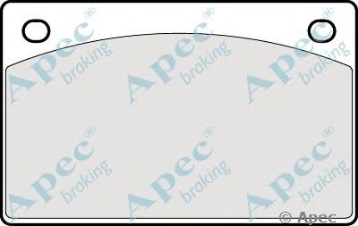 APEC BRAKING pad1935 -  Комплект тормозных колодок, дисковый тормоз